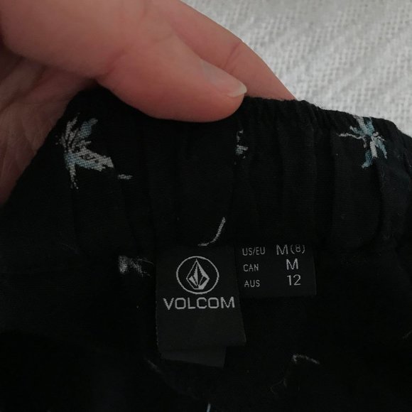 Volcom Coco Jogger Pants (Black Combo) - Picture 9 of 12